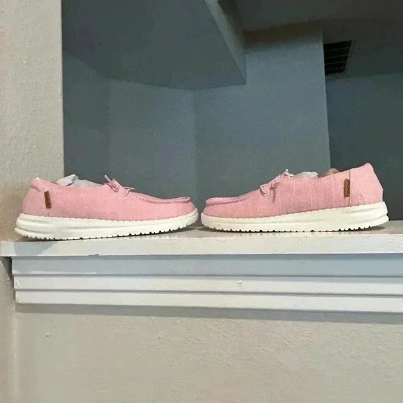 Hey Dude Other - Hey Dude Wendy Youth Linen Black 130124987 - Kids Youth Sz: 2